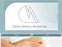 Tablet Screenshot of centromedicomonterosa.it